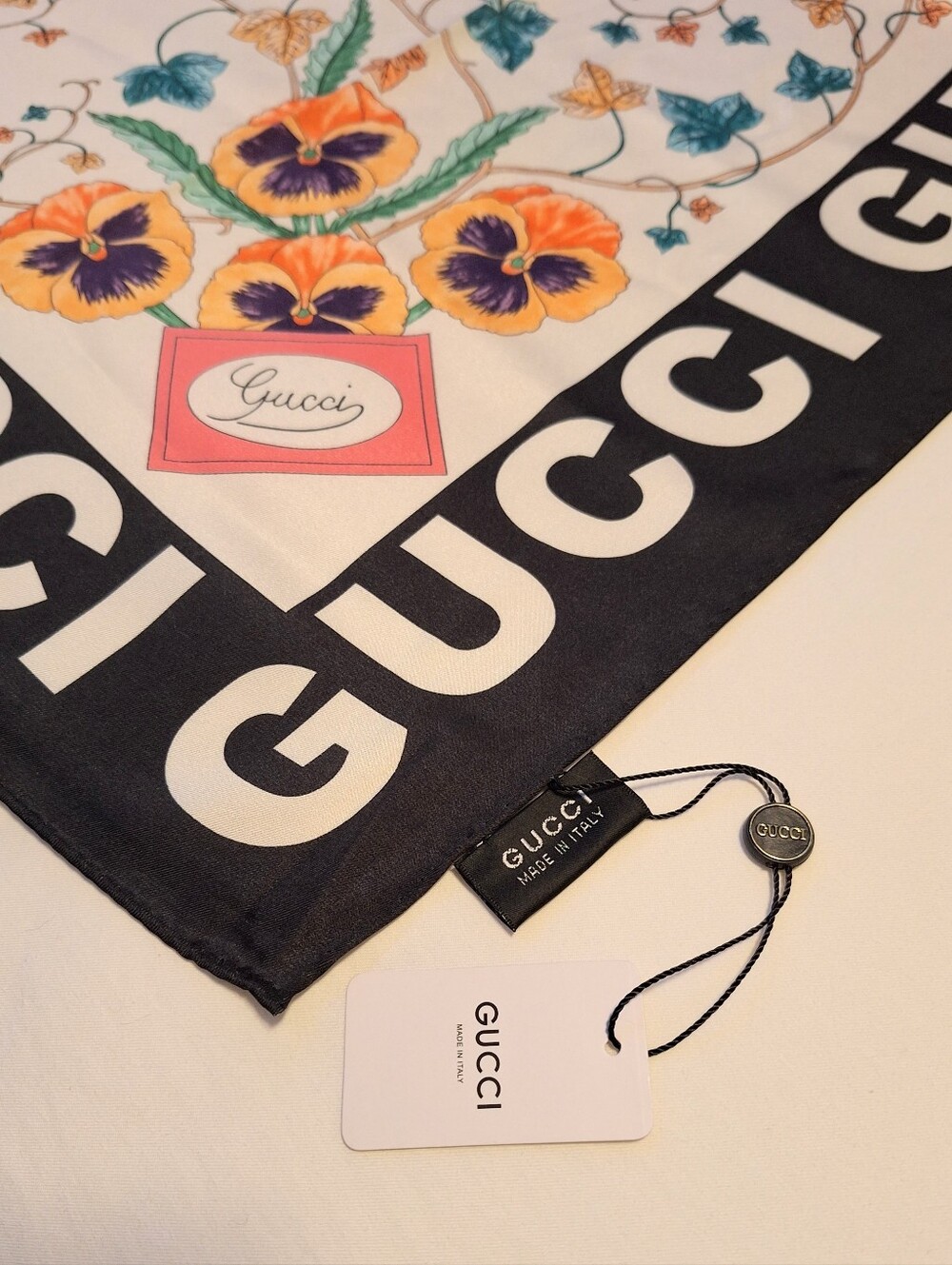 GG SILK SCARF - NEW
